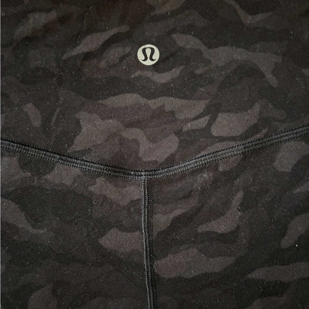 lululemon athletica Black Camo Leggings